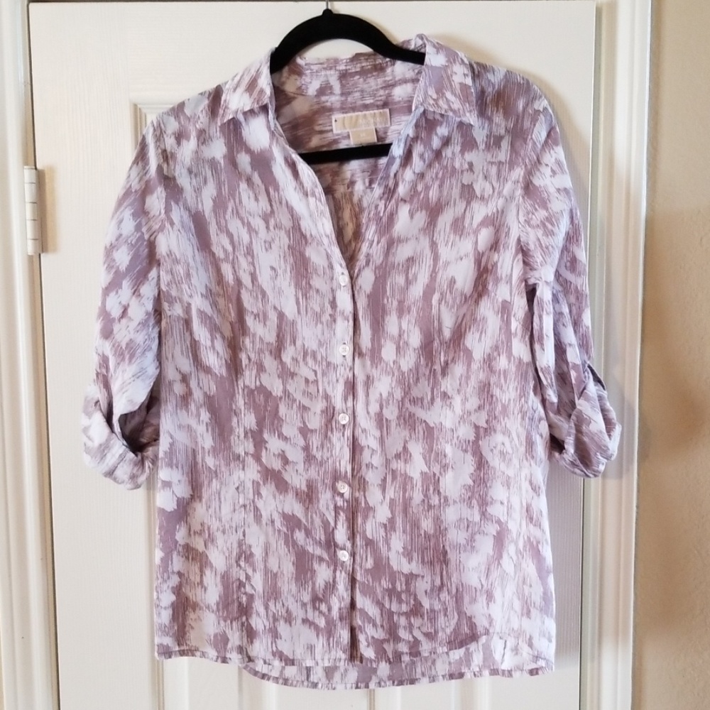 Michael Kors Button Up Top